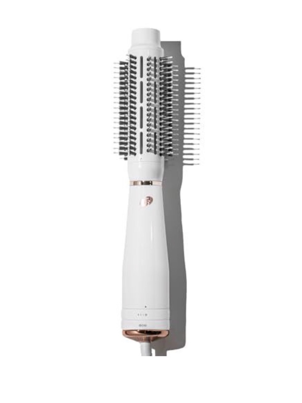 T3 White and Rose Gold Rotating Hot Air Brush